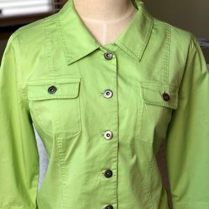 Women Christoper & Banks pistachio Blazer